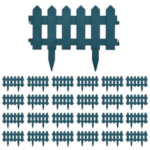 vidaXL Rubnjaci za travnjak 25 kom zeleni 10 m PP