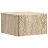 vidaXL Stolna montirana na zid Hrast sonoma 34,5 x 33 x 20 cm