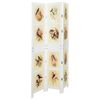 vidaXL Romdivider Panel Bijelo 106 x 165 cm MDF