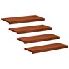 vidaXL Step treads 4 kom. 70 x 25 x 2 cm Smeđa Čvrsto drvo bukve