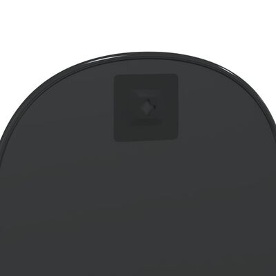 vidaXL Zidno ogledalo crna 40x30 cm