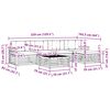 vidaXL Set vanjskih sofa s jastukom 6 pcs Prirodna i krem