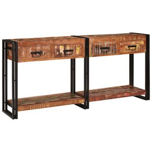 vidaXL Konzolni stolovi 2 kom. &Scaron;areni 161 x 33 x 75 cm