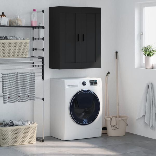 vidaXL Zidni ormarić crni 69,5 x 34 x 90 cm od konstruiranog drva