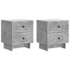 vidaXL Noćni ormar 2 kom. Betonska siva 43 x 34,5 x 47,5 cm