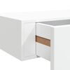 vidaXL Zidna polica s ladicom bijela 40 x 23,5 x 10 cm MDF