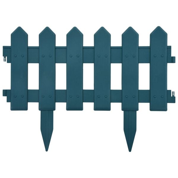 vidaXL Rubnjaci za travnjak 25 kom zeleni 10 m PP