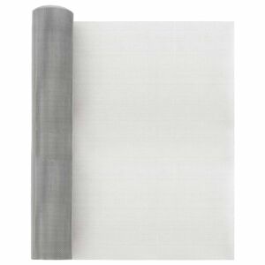 vidaXL Mrežna tkanina 40 x 500 cm 20 Mesh Nehrđajući čelik 201 Srebrna