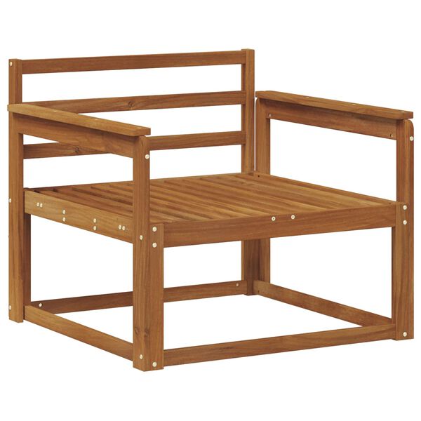 vidaXL Srednja sofa za van Čvrsto drvo akacije Prirodna