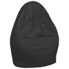 vidaXL Navlaka za dvostruku jajoliku stolicu crna &Oslash; 146x210 cm Oxford