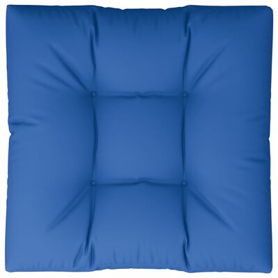 vidaXL Jastuk za palete kraljevsko plavi 70 x 70 x 12 cm od tkanine