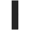 vidaXL Visoka komoda crna 70 x 42,5 x 185 cm od konstruiranog drva
