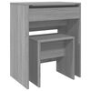 vidaXL Toaletni stolić sa stolcem siva boja hrasta 60 x 40 x 113,5 cm