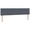 vidaXL Box spring krevet s madracem tamnosivi 180x220 cm bar&scaron;unasti