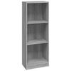 vidaXL Ormarić za knjige s 3 razine boja hrasta 40x24x109 cm drveni