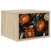 vidaXL Wall-mounted noćni ormarić LOCHEM Hrast sonoma 36 x 33 x 25 cm
