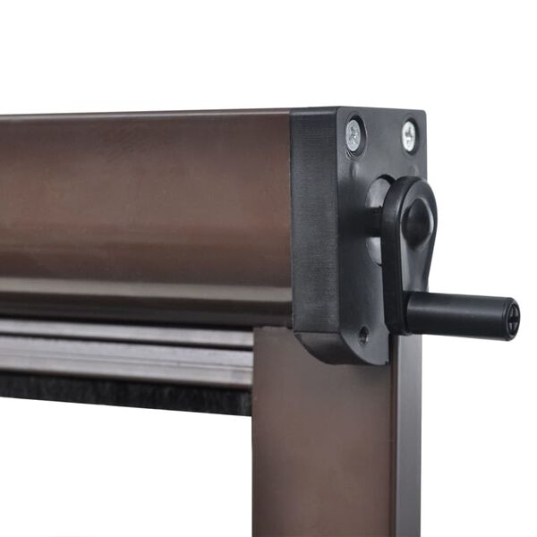 Smeđa prozirna prepreka protiv kukaca za spu&scaron;tanje preko prozora