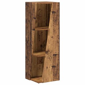 vidaXL Bočna polica 33 x 32 x 100,5 cm Konstruirano drvo Staro drvo
