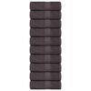 vidaXL Ručnici za pranje FROGN 10 kom antracit 30x30 cm 360 g/m&sup2;