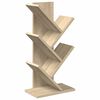 vidaXL Drvena polica za knjige 4-tierska 30 x 18 x 60 cm Hrast sonoma