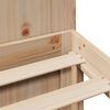 vidaXL Krevet s regalom za knjige bez madraca 140x190 cm od borovine