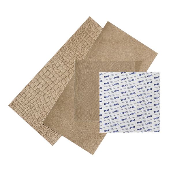 WallArt kožnate pločice Borret boja pijeska i bež 32 kom