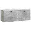 vidaXL TV ormar za zid 78,5 x 31 x 30 cm Betonska siva