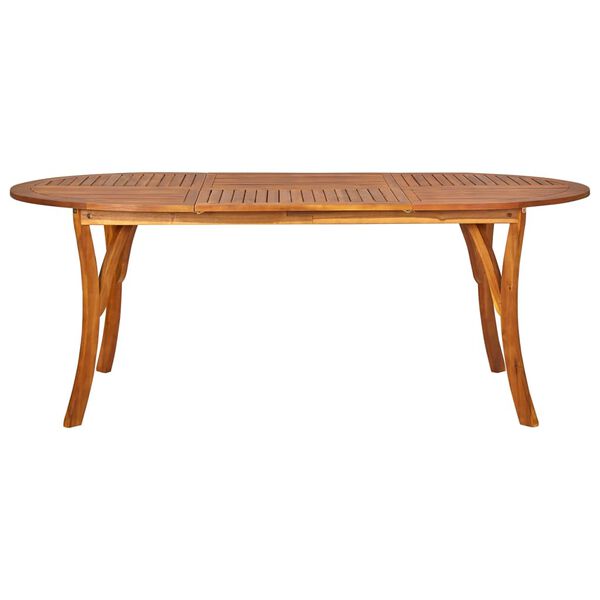 vidaXL 7-dijelni vrtni blagovaonski set tamnosivi