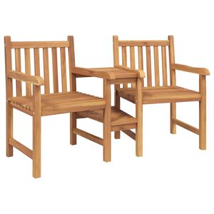 vidaXL Vrtne vanjske stolice 152 x 63 x 89 cm Čvrsto teak drvo