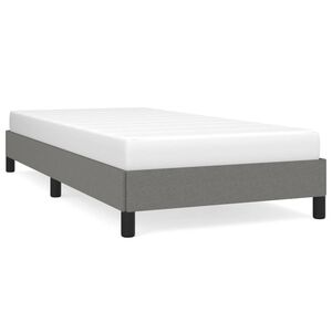 vidaXL Okvir za krevet bez madraca tamnosivi 80x200 cm od tkanine