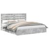 vidaXL Krevet s od storage s ladicama Betonski sivi 200 x 200 cm
