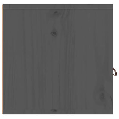 vidaXL Zidni ormarić sivi 60 x 30 x 30 cm od masivne borovine