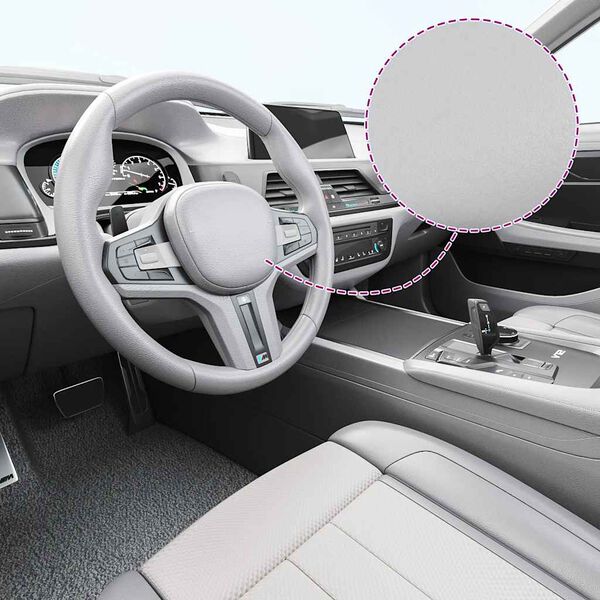 vidaXL Folija za automobil mat srebrna 100 x 150 cm