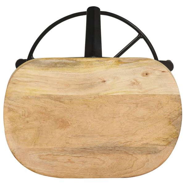 vidaXL Barski stolci 2 kom 66 cm od masivnog drva manga