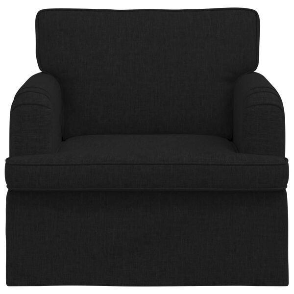 vidaXL Sofa 60cm Crna Metal