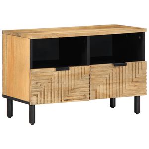 vidaXL TV ormarić smeđi 70x33x46 cm Puno drvo Mango