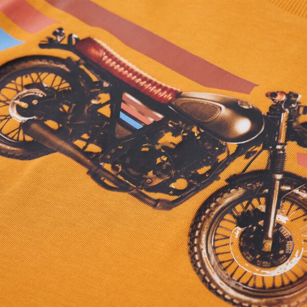 Dječja majica dugih rukava oker 92