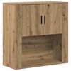 vidaXL Ormar za Zid Umjetnički hrast 80 x 33 x 80 cm Konstruirano drvo