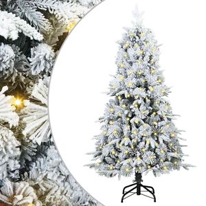 vidaXL Umjetno božićno drvce s nogom s stalakom Zelena 120 cm PE i PVC