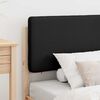 vidaXL Krevetni okvir s tapiciranim uzglavljem Crna 80 x 200 cm