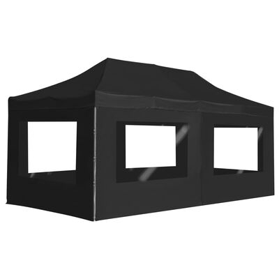 vidaXL Profesionalni sklopivi šator za zabave 6 x 3 m antracit