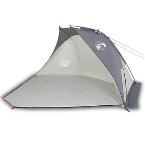 vidaXL &Scaron;ator za plažu sivi 268 x 223 x 125 cm 185T poliesterski