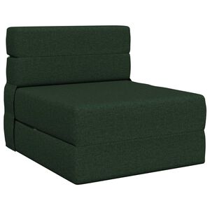 vidaXL Sofa na razvlačenje Tamnozelena 70 x 80 x 60 cm Tkanina