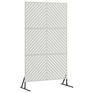 vidaXL Zaslon za privatnost 100 x 50 x 180 cm Nehrđajući čelik Srebrna