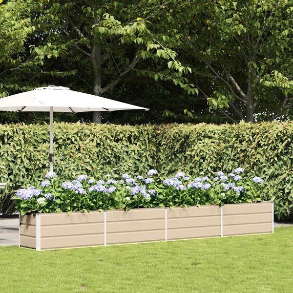 vidaXL Sadilica Slonovača 480 x 50 x 45 cm Cinkani čelik