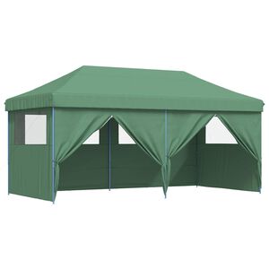vidaXL &Scaron;ator za zabave 292 x 580 x 315 cm Zelena Oxford tkanina