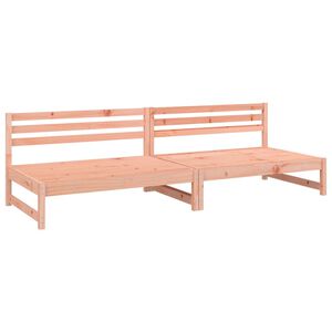 vidaXL Srednja vrtne sofe 2 kom 120 x 80 cm od masivnog drva duglazije