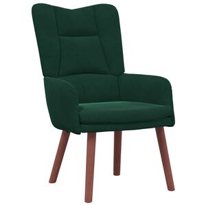 vidaXL fotelja Tamnozelena 63 x 67 x 94 cm Bar&scaron;un