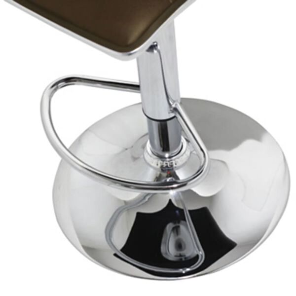 vidaXL Barske stolice od umjetne kože 2 kom smeđe