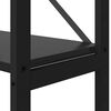 vidaXL Polica Crni hrast 40 x 30 x 155 cm Konstruirano drvo